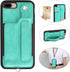 TOOVREN Upgraded iPhone 7 Plus Wallet Case, iPhone 8 Plus Wallet Case with Card Holder Perfect for Travel, Daily use, Work Aqua...